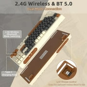 ATTACK SHARK M87 80% Wireless Gaming Keyboard, TKL Mechanical Feeling SA PBT Keyboard Bluetooth 5.0/2.4Ghz