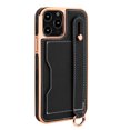 thumbnail image 2 of Elehold Luxury Leather Hand Strap Card Slot Case Compatible with iPhone 14 Plus 6.7 Inch with Shockproof Kickstand Lanyard For iPhone 14 Plus,Black, 2 of 6