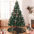 thumbnail image 7 of Lsque Forest Creek Cute Dog Print Christmas Tree Skirt, Tree Skirt with Ties or Velcro, Perfect for Holiday Decorations, Halloween, and New Year-36", 7 of 7