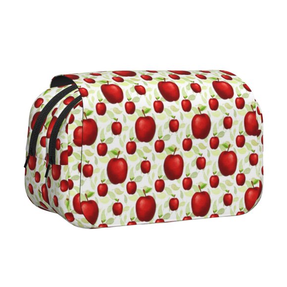 Cauagu Fruit Apples for Big Capacity Pencil Pen Case Office College School Large Storage High Capacity Bag Pouch Holder Box Organizer