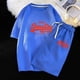 thumbnail image 3 of Conjunto de dos piezas de marca de verano con diseño de gofres para hombre, camisetas, pantalones cortos, traje deportivo para correr, conjunto de 2 piezas, chándal informal, ropa de calle, conjunto d, 3 of 5