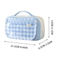 thumbnail image 3 of Large Capacity Pencil Case Pouch, Handheld-Portable Pencil Bags with Zipper, Elegant Pencil Pouch with Mult Compartments, Magnetic Closure Pencil Pouch Organizer, Pencil Box for Teen Adults, 3 of 6