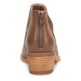 thumbnail image 3 of BOC Womens Brown Cushioned Breathable Lucy Round Toe Block Heel Zip-Up Shootie 10 M, 3 of 4
