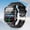 LED lighting deep black, variant on New Sports Smartwatch with LED Flashlight, 2.01-Inch HD Full-Touch Display, Call & Message Alerts, Inactivity Reminder, Sports Modes, Remote Camera