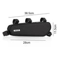 thumbnail image 1 of Greeniant Paquete de haz delantero de bicicleta a prueba de agua bolsa triangular de haz cruzado para bicicleta debajo del tubo de bicicleta accesorios de Ciclismo Greeniant OD009171-00, 1 of 1