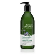Avalon Organics Rejuvenating Rosemary Hand & Body Lotion, 12 oz.