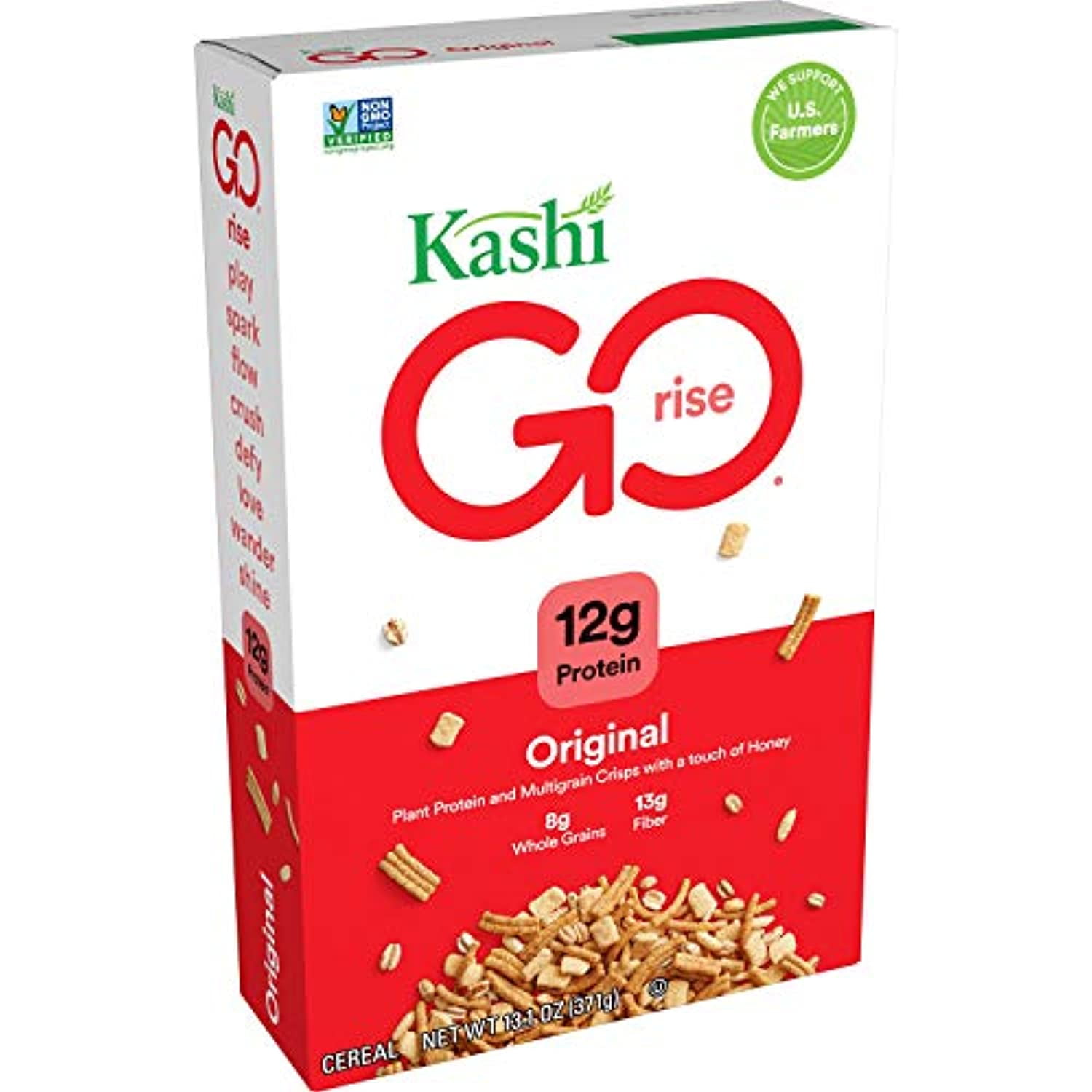 Kashi Go, Breakfast Cereal, Original, Excellent Source Of Fiber, 13.1Oz