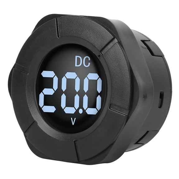 Digital DC Voltmeter 0,300V Monitor, LCD Display for Auto, Home DIY Projects, Accurate Voltage Testing