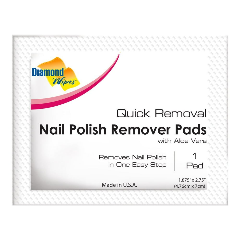 Nail Polish Remover Pads, Individually sealed packet, presoaked extra