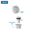 thumbnail image 2 of Dearborn DEAK97WH True Blue Trim Kit for Touch Toe Stopper, White, 2 of 7