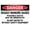 Warning Sign 3, variant on Warning Sign - Caution Do Not Fill Above Top of Container, Tin Sign, Warning Metal Sign, Vintage Wall Decor for Home, Farm, Bar, Coffee Shop, Club Container Filling Areas, 12X8 Inch