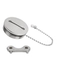 thumbnail image 1 of Tapa Del Tanque De Combustible Para Barcos, Tapa De Llenado De Cubierta, Resistente Al óxido, Fácil De Instalar, 2 Pulgadas, Versátil, Pulida Con Llave Y Anillo De Sello Para, 1 of 7