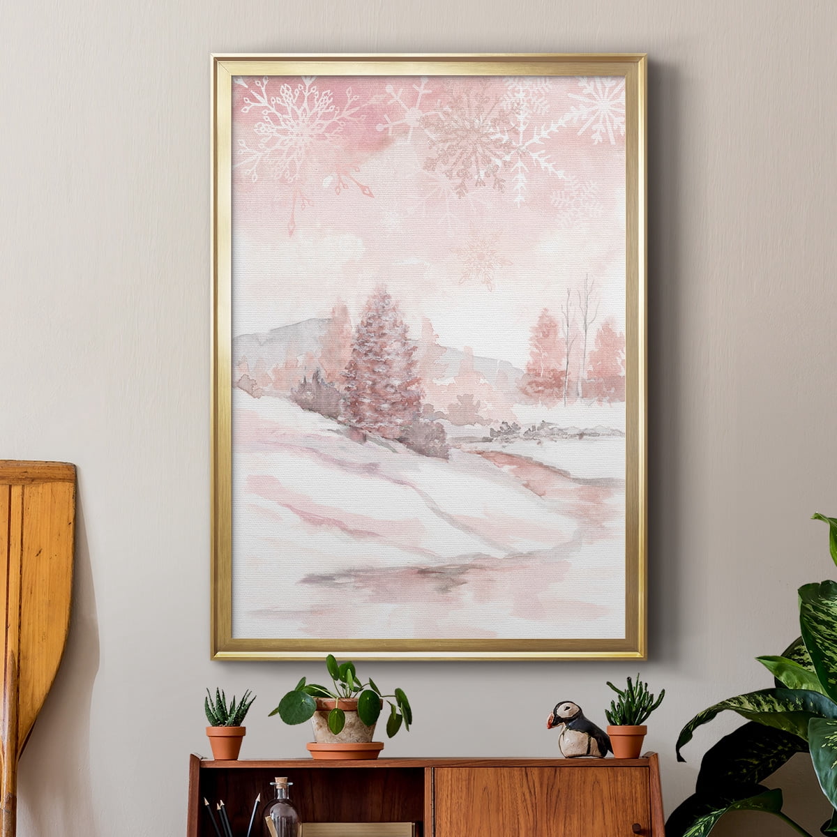 Blush Winter Premium Framed Print - Ready to Hang