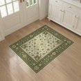 thumbnail image 3 of ODIKA 3'x5' Washable Accent Rug Pet Friendly, Non-Shedding Mat Vintage Currency Motif Funky Note Bold Border Collage Engraved for Bedside, Nursery Room, 3 of 7