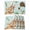 Green, variant on Easter Bunny Placemats Set of 4, Spring Rabbits Carrots Gray Buffalo Plaid Placemats for Dining Table, Place Mats for Kitchen Tabletop, Waterproof Wipeable Dining Table Mats Set