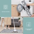 thumbnail image 6 of Gray Christmas Snowflake Pattern Kitchen Rugs Sets Of 3,Kitchen Runner Rugs Non Skid Washable,Decorative Kitchen Floor Mats for Kitchen,Sink,Laundry,17"x30"+ 17"x47" + 17"x59", 6 of 6