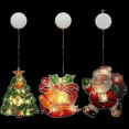 thumbnail image 4 of Christmas Decoration Light, 3 Pieces Led Hanging Window Light, 4 of 5