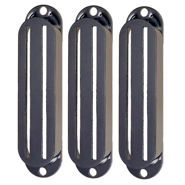 Cubierta de Pastilla de Plástico perfecl 3 Unids para Guitarra Eléctrica Negro