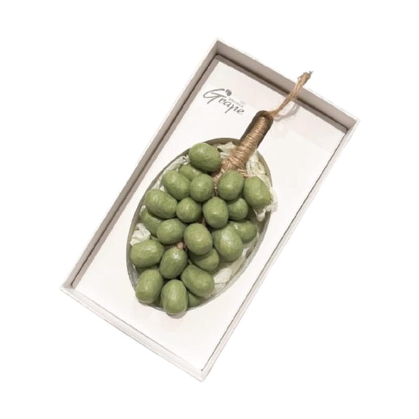Jabón de Racimo de Uvas, Jabón Hecho a Mano, Limpieza Profunda, Decoración Colgante Creativa Verde