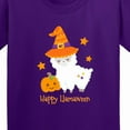thumbnail image 4 of Inktastic Happy Llamaween Youth T-Shirt, 4 of 5