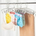 thumbnail image 3 of HONMEET 2Pcs Underwear Hanger Stainless Steel Drying Socks for Closet Baseball Hats Socks Underwear Travel, 3 of 8