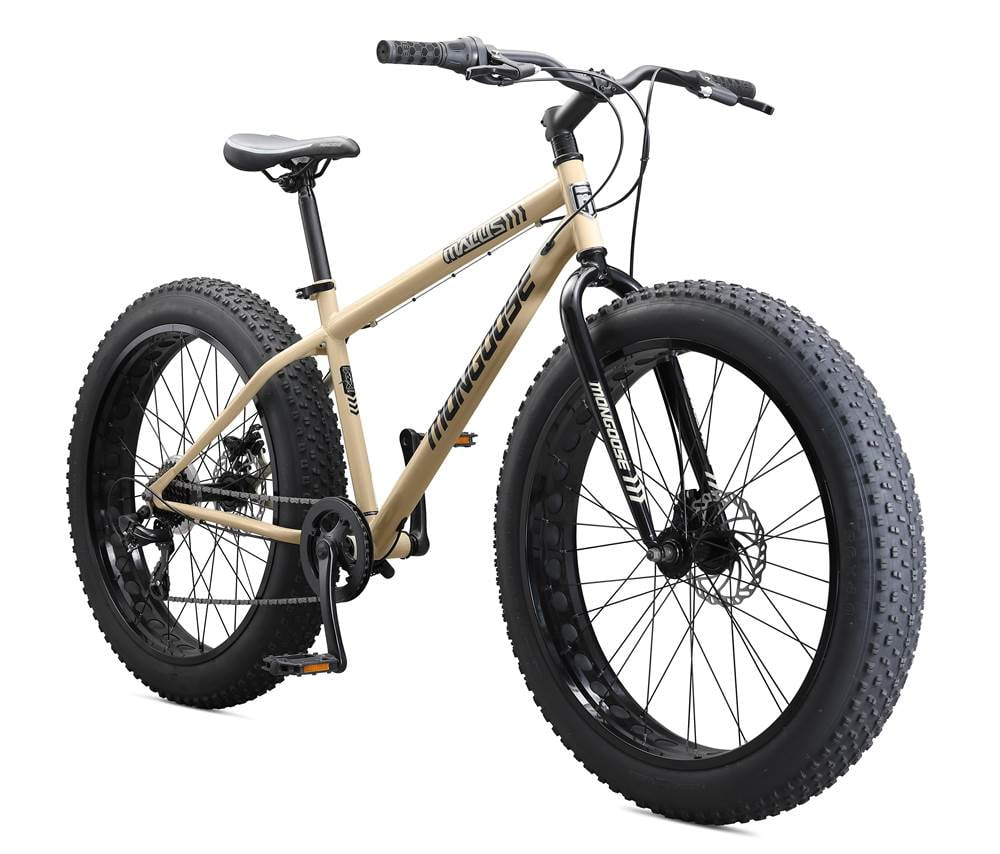 Details about   26in Fat Tire Men Black Mountain Bike 17-Inch Medium High-Tensile Aluminum Frame 