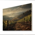 thumbnail image 2 of Designart "Dreamcatcher Field in the Green Vineyard" Farmhouse Print on Natural Pine Wood, 2 of 5