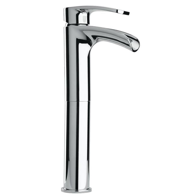 Faucets Single Loop Handle Tall Vessel Sink Faucet with Waterfall Spout