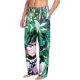 thumbnail image 2 of Mha My Hero Academia Izuku Midoriya Men's Pajama Pants With Pockets Lounge Fashion Cozy Daily Sleep Pants Sleepwear, 2 of 8