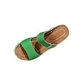 thumbnail image 2 of ATENAR Sandals for Women Comfortable Slide Womens Sandals Open Toe Womens Shoes Green 8.5, 2 of 9