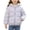 Purple, variant on Fnooota Girls Puffer Jackets, Zipper Long Sleeve Cute Warm Winter Outerwear with Pockets Purple Size 3-4 T