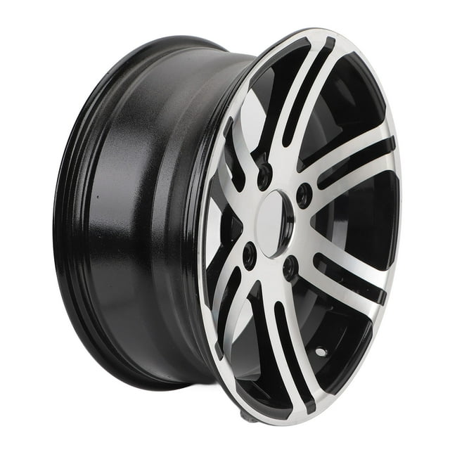 Moyeu de Roue pour Karts, Moyeu de Roue en Alliage d'Aluminium 14 Pouces pour la Plupart des Karts à 4 Roues, Chariots Etc.