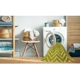 thumbnail image 2 of Ahgly Company Machine Washable Indoor Rectangle Transitional Bold Yellow Area Rugs, 2' x 3', 2 of 7