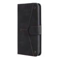 thumbnail image 4 of Phone Case for iPhone 14 Pro Max Wallet Cover with Wrist Strap, Splicing PU Leather Flip Case Card Holder Slots Kickstand Magnetic Closure for Women Men for iPhone 14 Pro Max, Black, 4 of 7