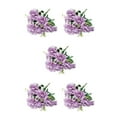 thumbnail image 2 of Ramo de flores artificiales vibrantes Bewildely Dalia morado, 2 of 6