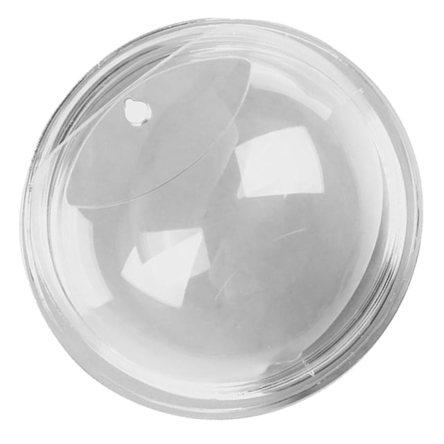 EXHUMKY Home Office Decor 1Pack Clear Acrylic Wall-Mounted Fish Bowl