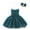 Blue, variant on Odeerbi Girls Birthday Party Dresseses Toddler Net Yarn Embroidery Rhinestone Bowknot Sequins Gown Long Dresses Headband Suit Pink