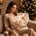thumbnail image 5 of Christmas Pillow Covers Decorative Throw Pillow Cases Washable Cushion Case for Sofa Couch Bedroom Living Room Home Decor, 5 of 6