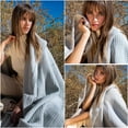 thumbnail image 5 of Southshore Fine Living, Inc. Knitted Blanket in Many Colors to Match Home Décor for Any Season, Grey, 5 of 9