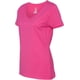 thumbnail image 5 of Camiseta Hanes® Ladies Perfect-T de algodón con cuello en V. S04V hanes  S04V, 5 of 7