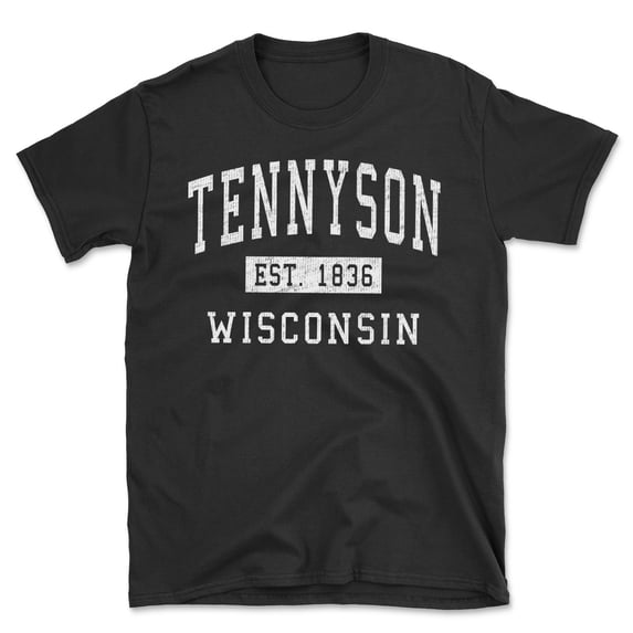Tennyson Wisconsin Classic Established Men's Cotton T-Shirt