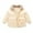 Off-White, variant on Godderr Kids Baby Boys Girls Winter Coat Hooded Fleece Jacket Toddler Thicken Warm Winter Coat Padded Snow Outerwear for 1-6Y
