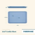 thumbnail image 3 of Farberware Easy Solutions 11x17 Inch Nonstick Cookie Pan / Baking Sheet Pan Features Easy Guide Markings, Dishwasher Safe and Oven Safe to 450°F, Blue, 3 of 13