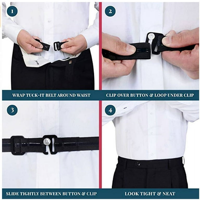 Shirt Holder Adjustable Near Shirt Stay Best Tucked Belt Non-slip