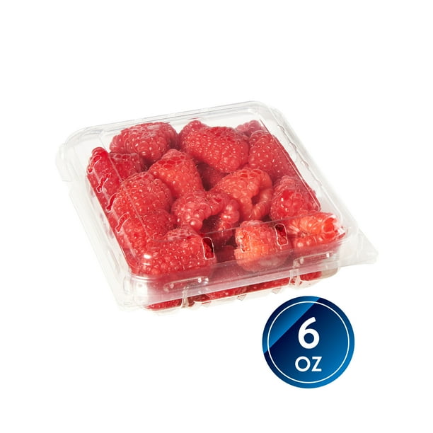 Fresh Raspberries, 6 oz - Walmart.com - Walmart.com