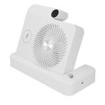 thumbnail image 1 of Ventilador de Escrito Con Estacia de Carga Inalámbrica, Carga por Teléfonos Inteligentes, Pantalla Digital, Plegable Pequeño Tranquilidad, Parajar en Casa en Casa, 1 of 7