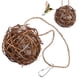 thumbnail image 4 of 2 bolas de material para nidos de pájaros, casa nido para colibríes al aire libre para aves silvestres, 4 of 7