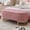 Pink, variant on Euroco Upholstered Velvet Storage Ottoman Bench,End of Bed Bench with Metal Legs,Storage Chest for Bedroom,Living Room,Entryway,Pink