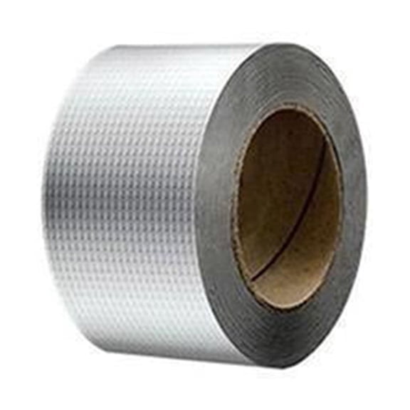 Butyl Rubber Tape With External Aluminium Foil, Waterproof Leak Repair Tape For Roof Leak, Surface Crack, Window Sill Gaps, Pipe Rupture, Boats Sealing Etc. 10Cm Width X 5M