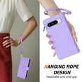 thumbnail image 3 of ELEHOLD Case for Google Pixel 9 Pro XL, Heavy Duty Zipper Leather Wallet Case with Credit Card Holder Stand & Crossbody Strap,Purple, 3 of 6